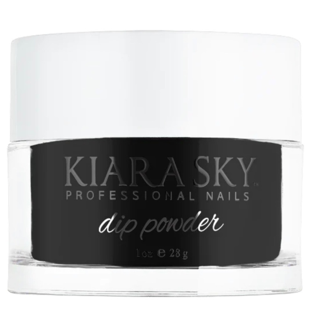 3/$35 DIP POWDER - Kiara Sky - Back to Black - Black